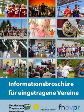 Titelbild der Broschüre zum Vereinsrecht