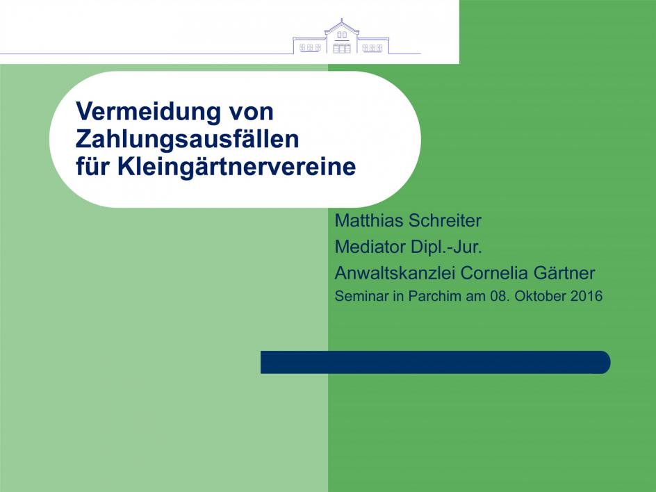 Schulungsmaterial Seminar